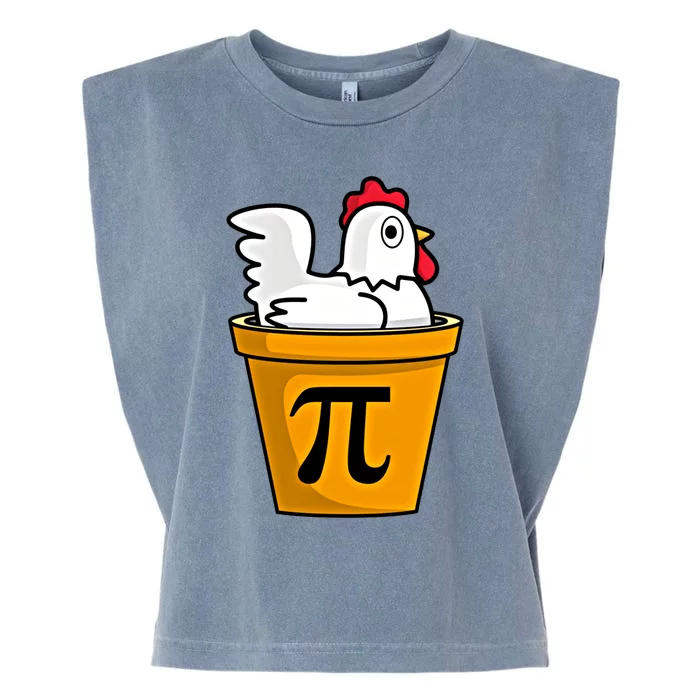 Chicken Pot Pie Funny Math Pun Chicken Pot Pie Gift Garment-Dyed Women's Muscle Tee