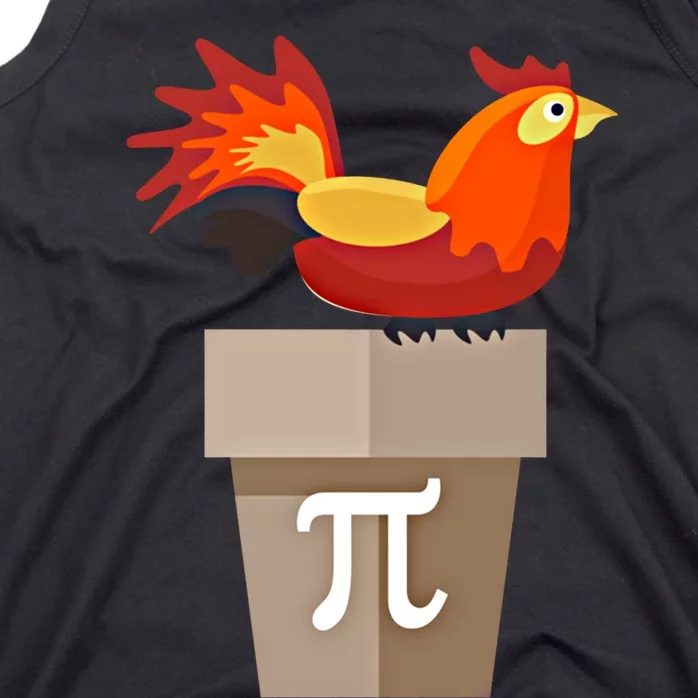 Chicken Pot Pie Funny Pi Day Hilarious Math Geek Algebra Meaningful Gift Tank Top