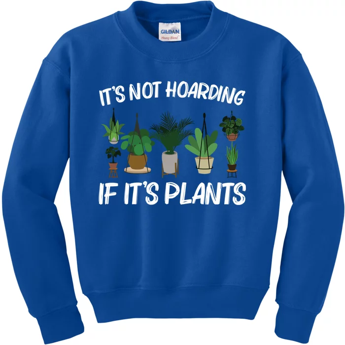 Cool Plant Pot Gardener Plant Lover Gardening Gift Kids Sweatshirt