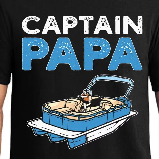 Captain Papa. Pontoon Boat Captain Pajama Set