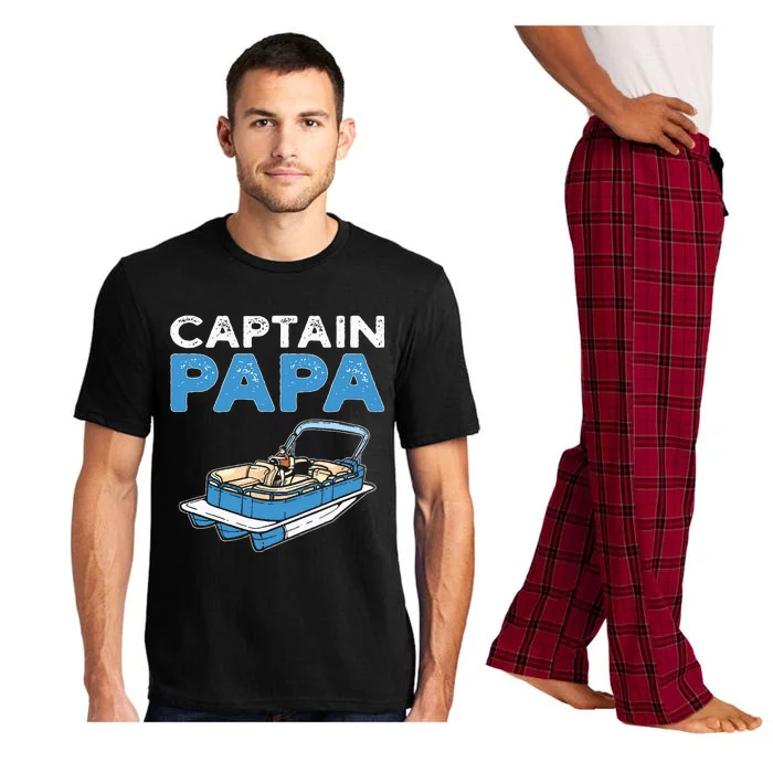 Captain Papa. Pontoon Boat Captain Pajama Set