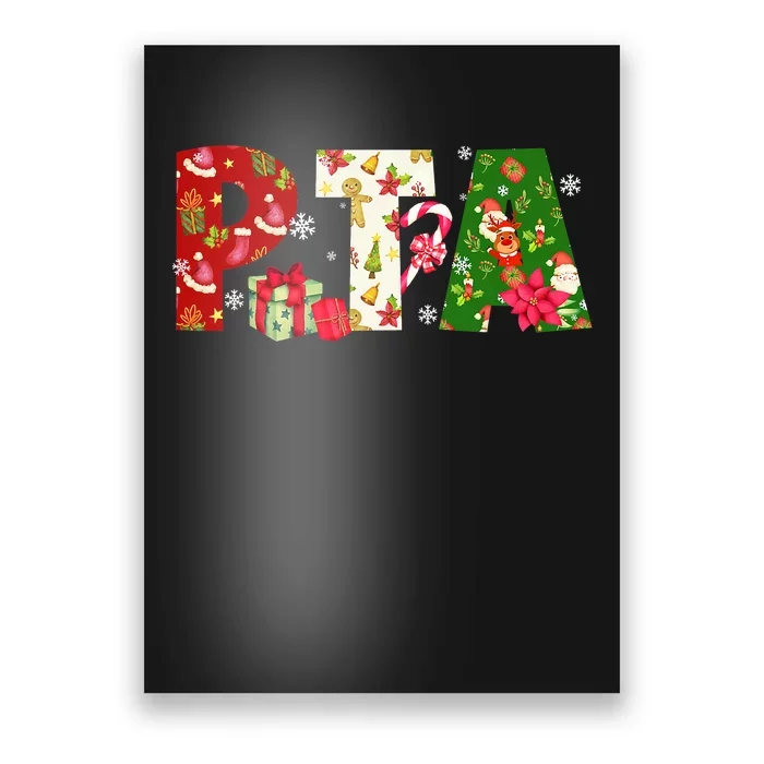 Christmas PTA Physical Therapy Assistant Therapist Xmas Poster