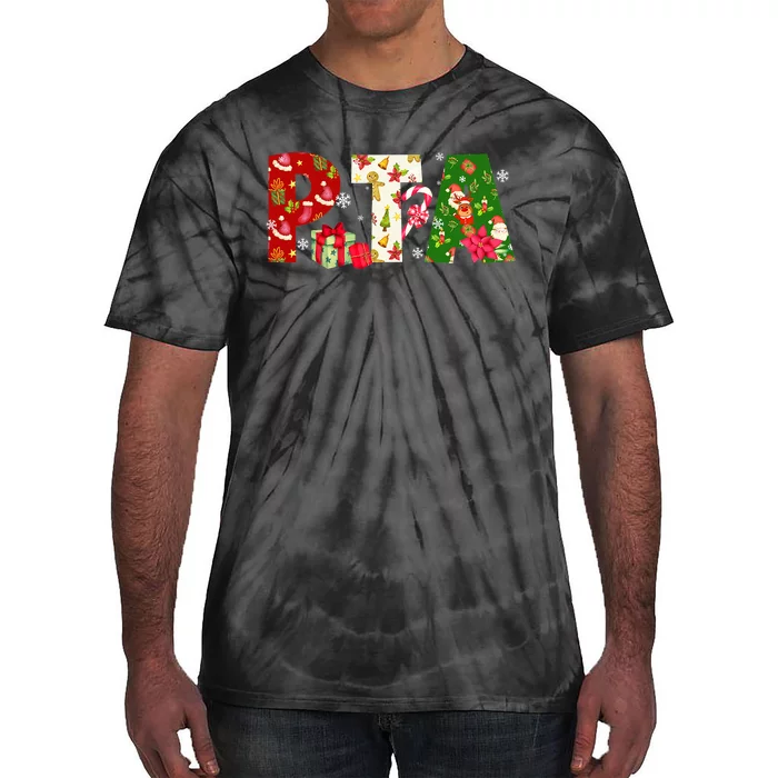 Christmas PTA Physical Therapy Assistant Therapist Xmas Tie-Dye T-Shirt