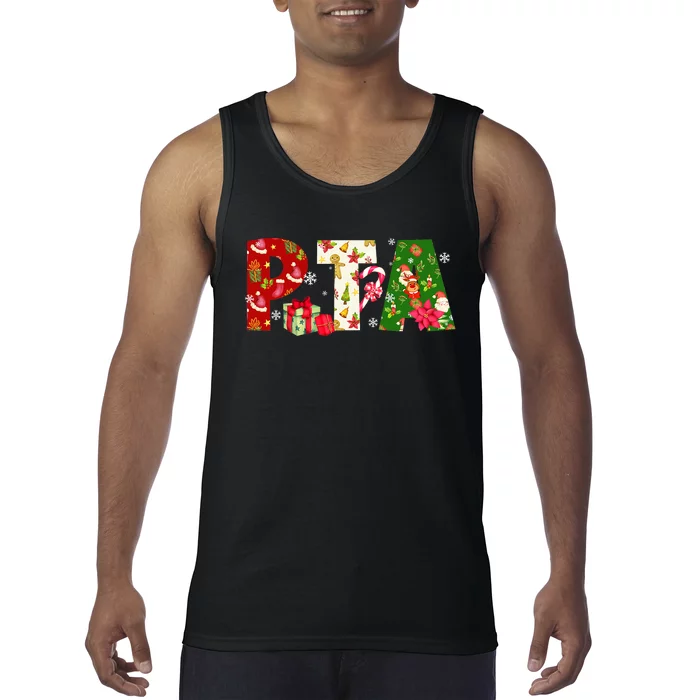 Christmas PTA Physical Therapy Assistant Therapist Xmas Tank Top