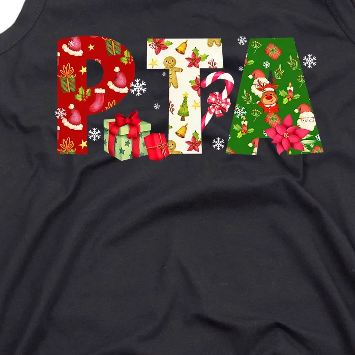 Christmas PTA Physical Therapy Assistant Therapist Xmas Tank Top