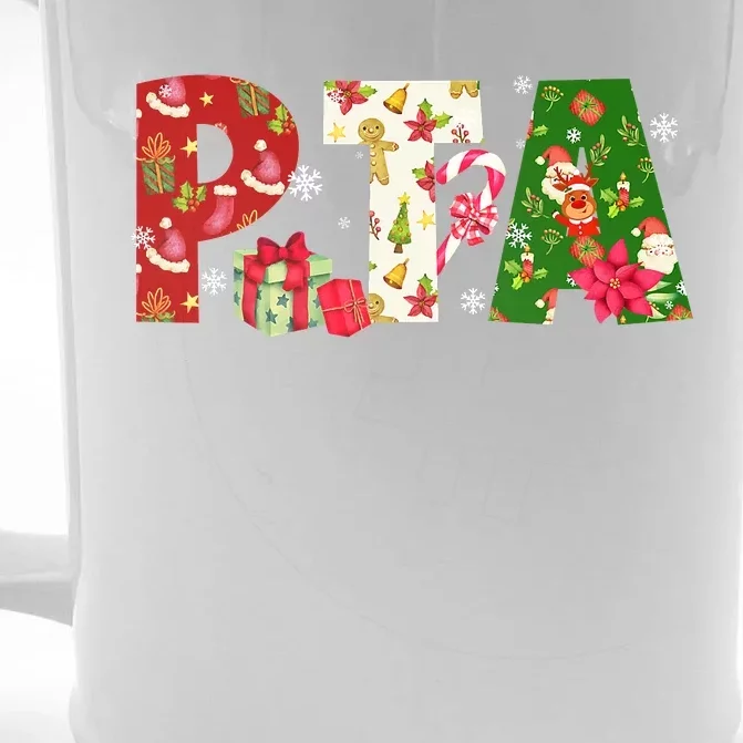 Christmas PTA Physical Therapy Assistant Therapist Xmas Front & Back Beer Stein