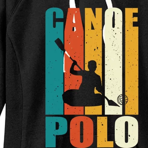 Canoe Polo Player Retro Outfit Love Water Sports Gift Women's Fleece Hoodie