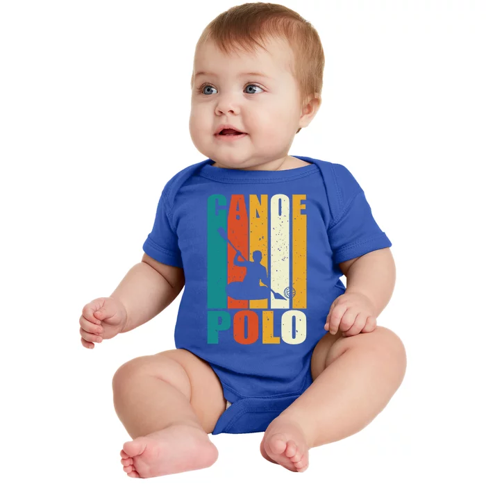 Canoe Polo Player Retro Outfit Love Water Sports Gift Baby Bodysuit