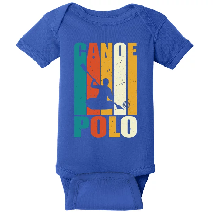 Canoe Polo Player Retro Outfit Love Water Sports Gift Baby Bodysuit