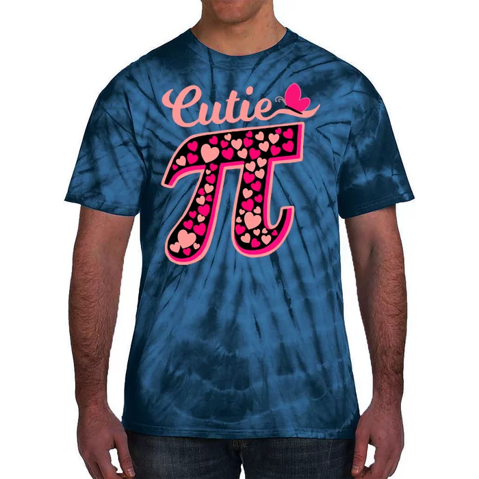 Cutie Pie Pie Day Shirt Butterfly And Hearts Tie-Dye T-Shirt