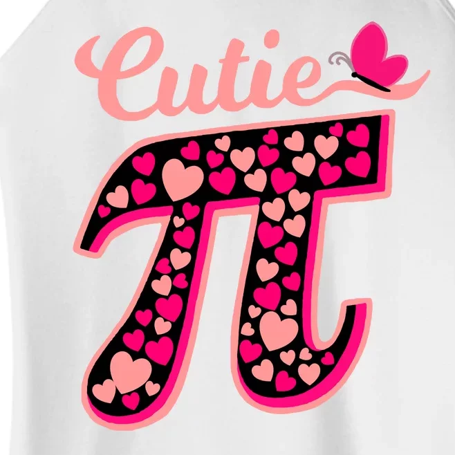 Cutie Pie Pie Day Shirt Butterfly And Hearts Women’s Perfect Tri Rocker Tank