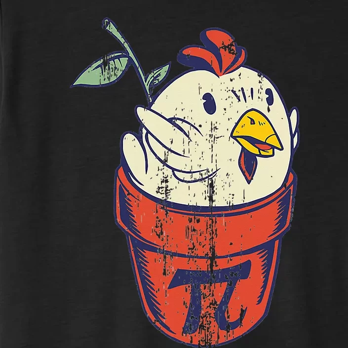 Chicken Pot PI Day Math Funny Teacher ChromaSoft Performance T-Shirt