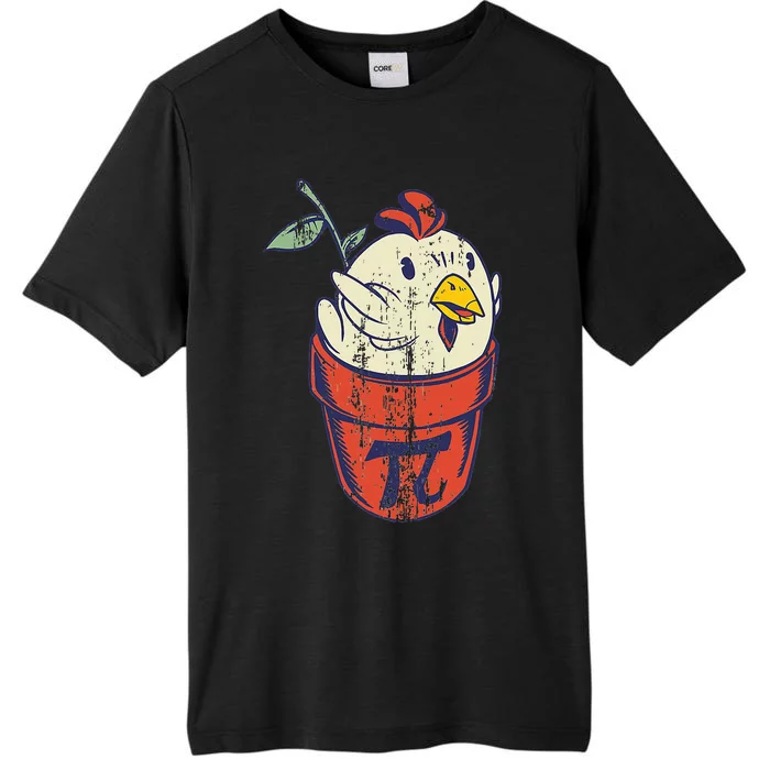 Chicken Pot PI Day Math Funny Teacher ChromaSoft Performance T-Shirt