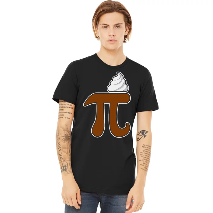 Chocolate Pie Pi Day Apparel Math Nerd funny teacher Premium T-Shirt