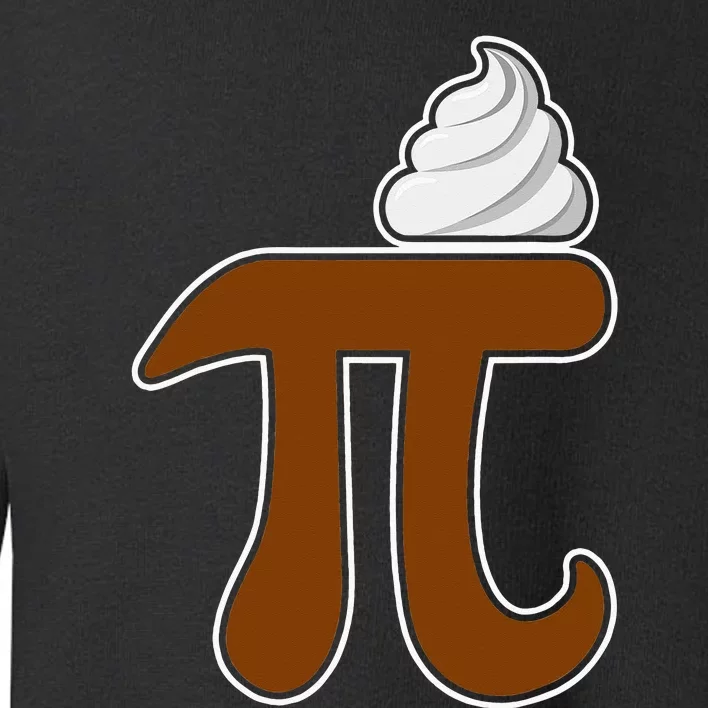 Chocolate Pie Pi Day Apparel Math Nerd funny teacher Toddler Sweatshirt