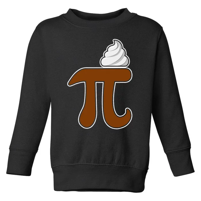 Chocolate Pie Pi Day Apparel Math Nerd funny teacher Toddler Sweatshirt