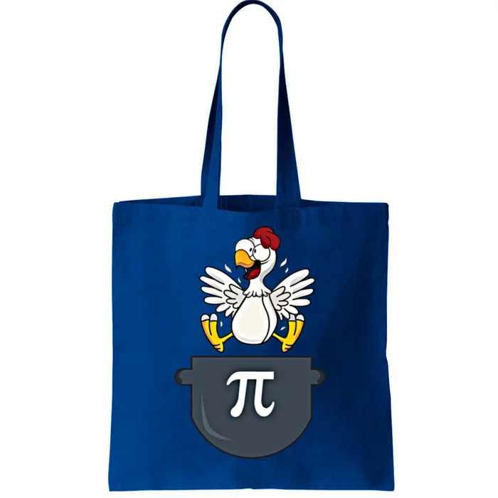 Chicken Pot Pie Funny Pi Day Pun Math Numbers 3 14 March 14 Gift Tote Bag