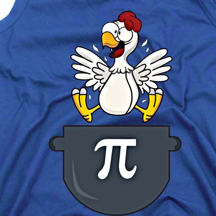 Chicken Pot Pie Funny Pi Day Pun Math Numbers 3 14 March 14 Gift Tank Top