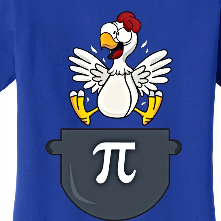 Chicken Pot Pie Funny Pi Day Pun Math Numbers 3 14 March 14 Gift Women's T-Shirt