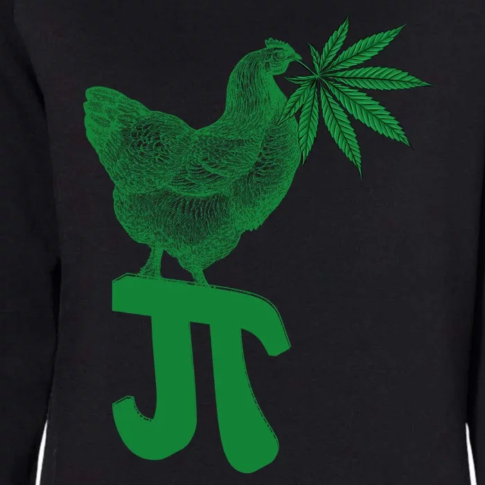 Chicken Pot Pie Pi Day Weed Pun Math Numbers March 3.14 Womens California Wash Sweatshirt