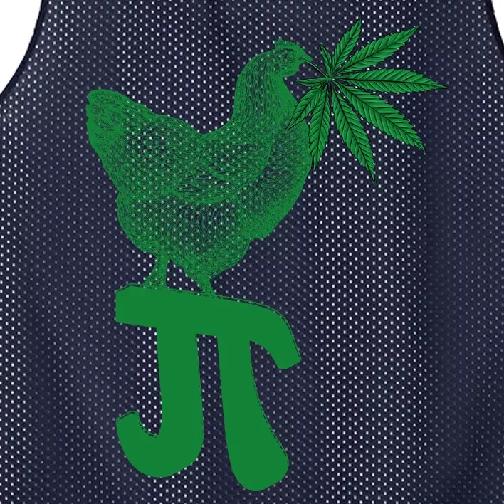 Chicken Pot Pie Pi Day Weed Pun Math Numbers March 3.14 Mesh Reversible Basketball Jersey Tank