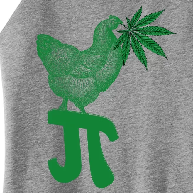 Chicken Pot Pie Pi Day Weed Pun Math Numbers March 3.14 Women’s Perfect Tri Rocker Tank