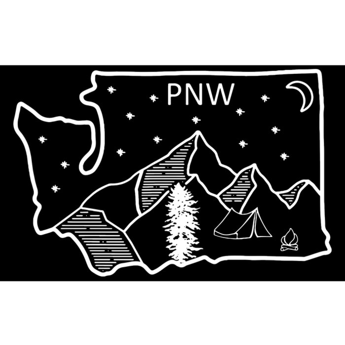 Cool Pnw Pacific Northwest Washington Bumper Sticker