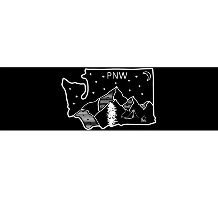 Cool Pnw Pacific Northwest Washington Bumper Sticker