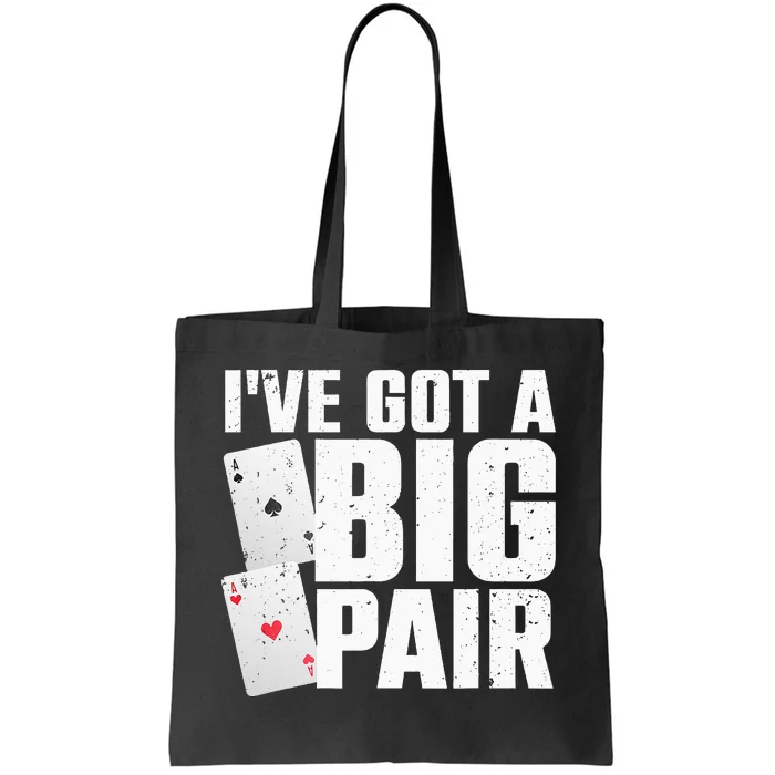 Cool Poker Player Design For Men Women Casino Lover Gambler Tote Bag