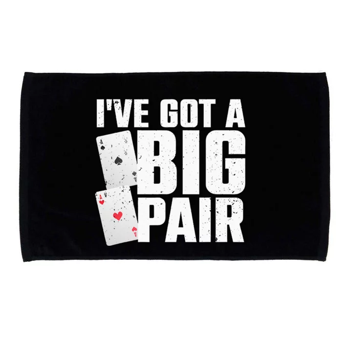 Cool Poker Player Design For Men Women Casino Lover Gambler Microfiber Hand Towel