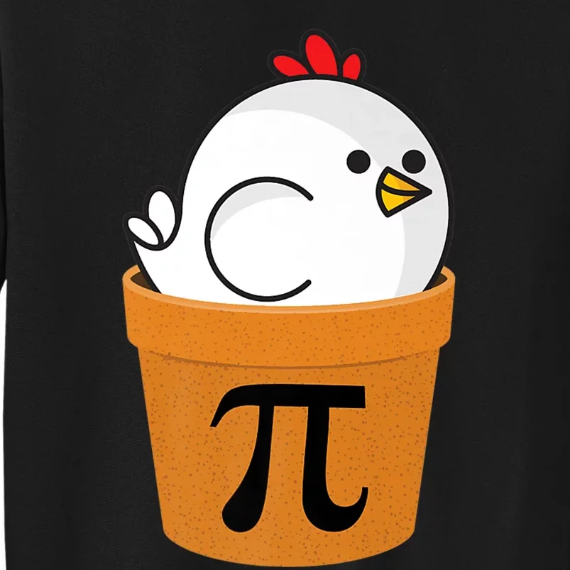 Chicken Pot Pi Shirt, Funny Math Day Gift Premium Sweatshirt