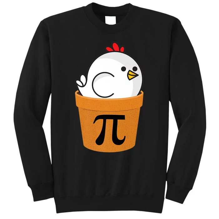 Chicken Pot Pi Shirt, Funny Math Day Gift Premium Sweatshirt