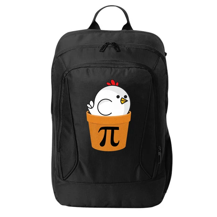 Chicken Pot Pi Shirt, Funny Math Day Gift Premium City Backpack