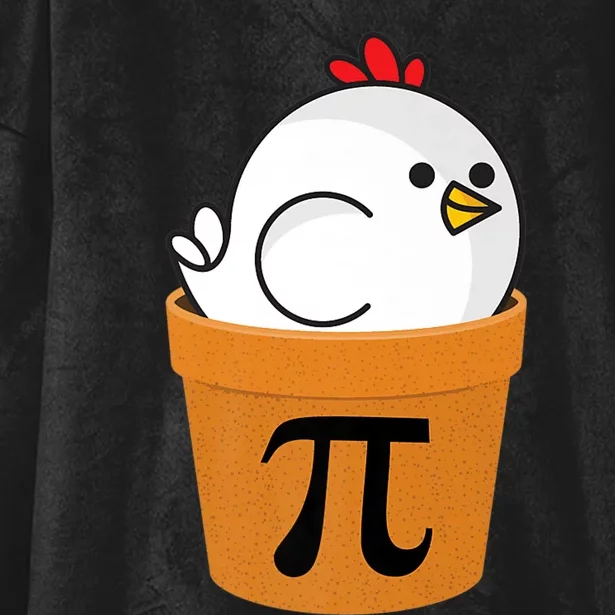 Chicken Pot Pi Shirt, Funny Math Day Gift Premium Hooded Wearable Blanket