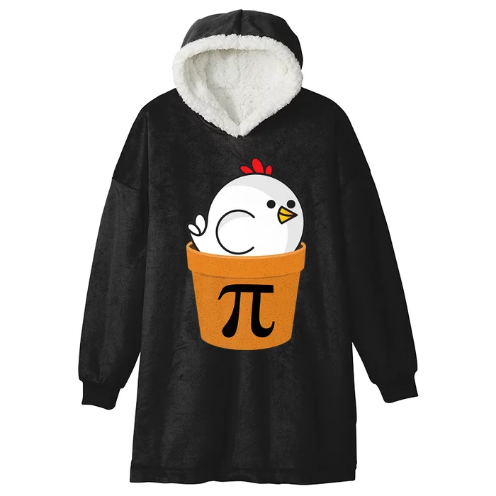 Chicken Pot Pi Shirt, Funny Math Day Gift Premium Hooded Wearable Blanket