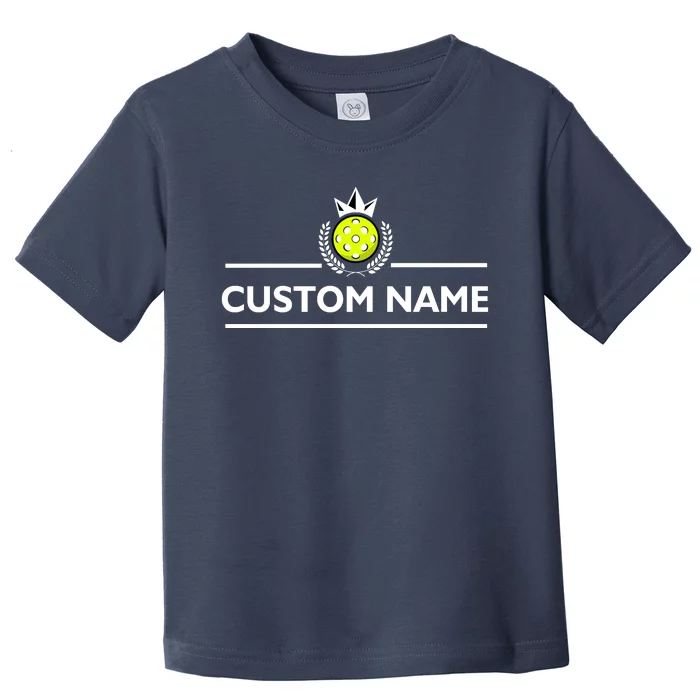 Custom Pickleball Personalize Team Name Toddler T-Shirt