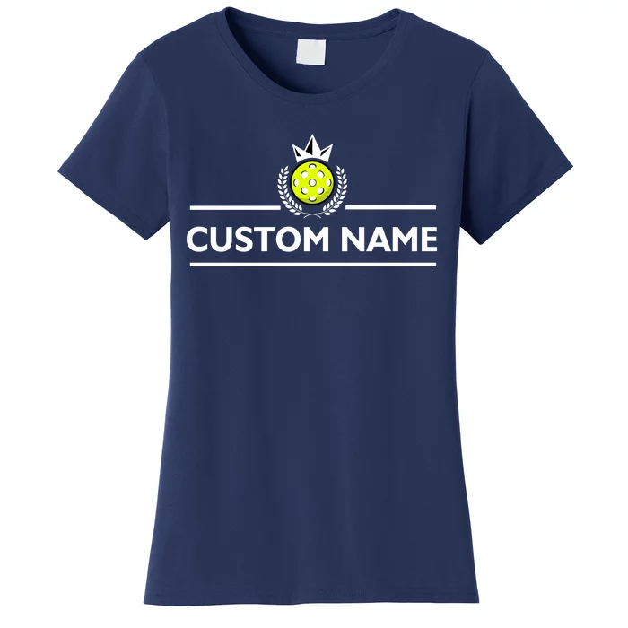 Custom Pickleball Personalize Team Name Women's T-Shirt