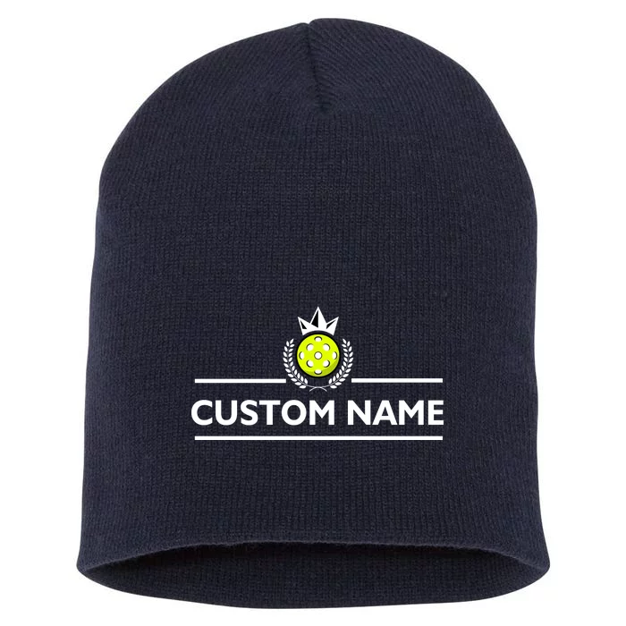 Custom Pickleball Personalize Team Name Short Acrylic Beanie