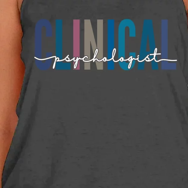 Clinical Psychologist Psychology Meaningful Gift Women's Knotted Racerback Tank