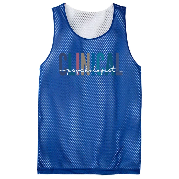 Clinical Psychologist Psychology Meaningful Gift Mesh Reversible Basketball Jersey Tank