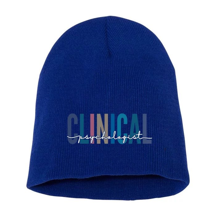 Clinical Psychologist Psychology Meaningful Gift Short Acrylic Beanie