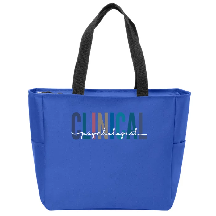 Clinical Psychologist Psychology Meaningful Gift Zip Tote Bag