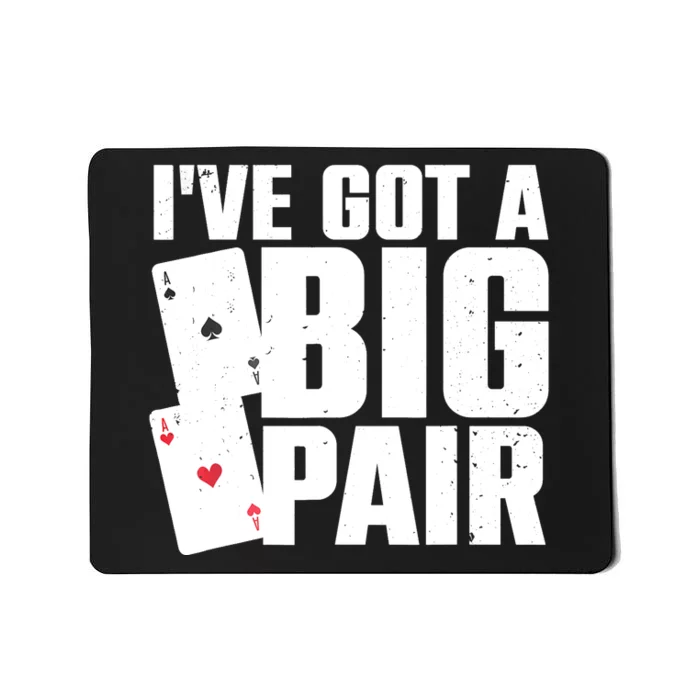 Cool Poker Player Design Casino Lover Gambler Mousepad