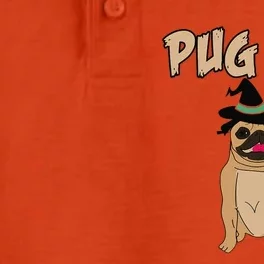 Cute Pet Pug Dog Animal Dad Father Halloween Grave Dry Zone Grid Performance Polo