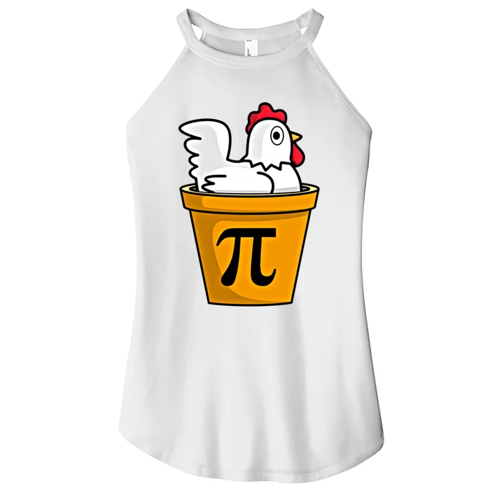 Chicken Pot Pie Math Geek March 14 Pi Day Teacher Professor Gift Women’s Perfect Tri Rocker Tank