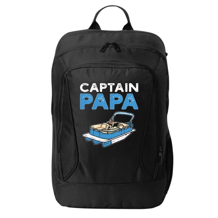 Captain Papa. Pontoon Boat Captain City Backpack