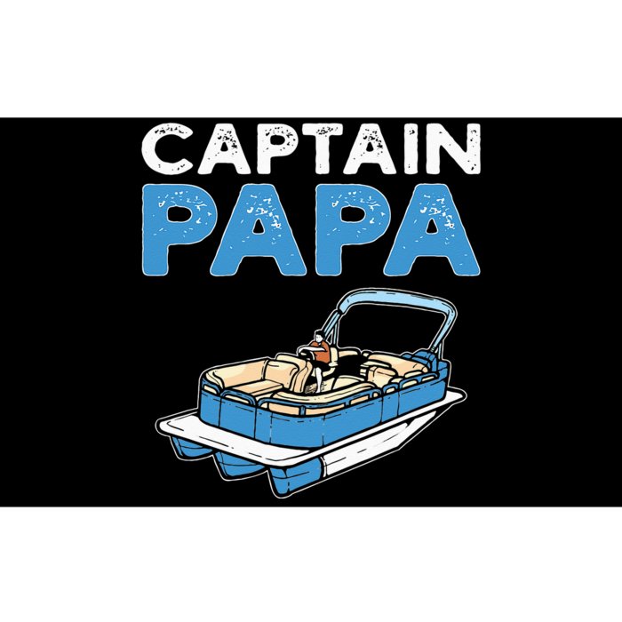 Captain Papa. Pontoon Boat Captain Bumper Sticker