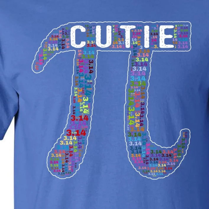 Cutie Pi Pie Math Gift I Fun Math Geek Nerd Great Gift Tall T-Shirt