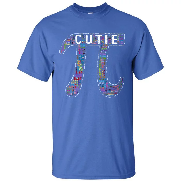 Cutie Pi Pie Math Gift I Fun Math Geek Nerd Great Gift Tall T-Shirt