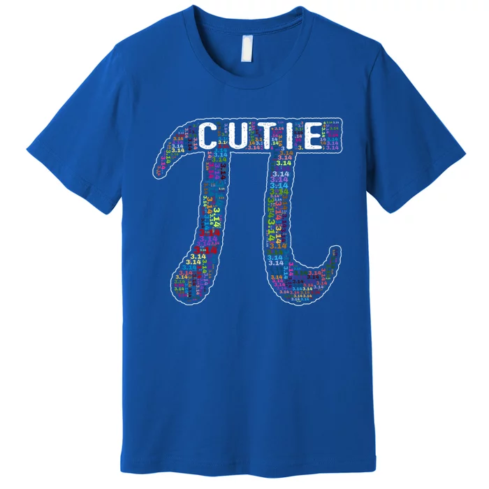 Cutie Pi Pie Math Gift I Fun Math Geek Nerd Great Gift Premium T-Shirt